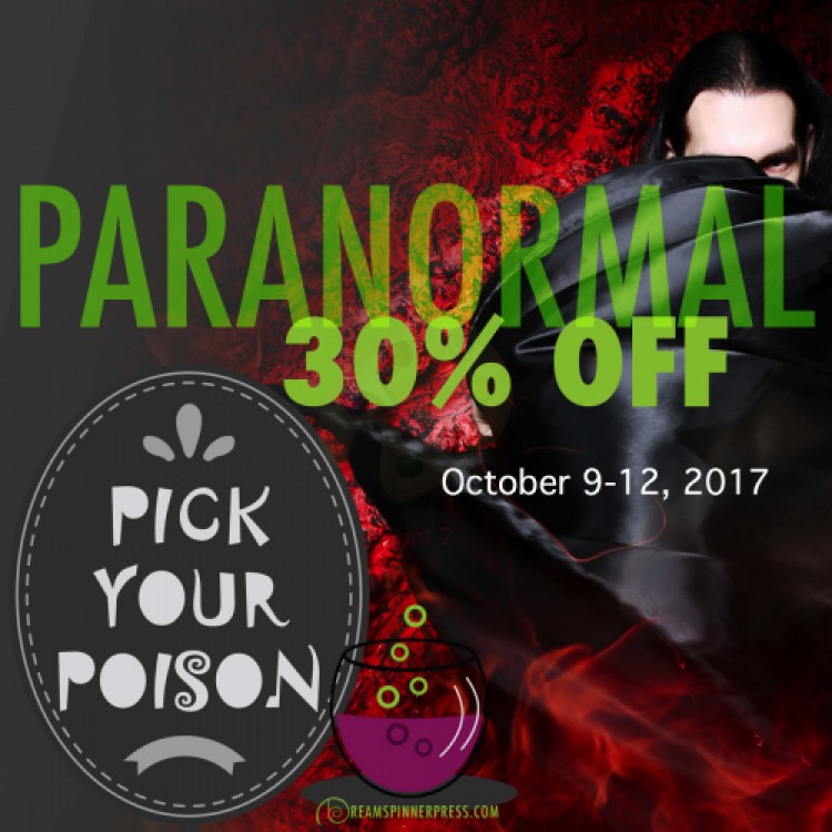 Pick Your Poison: 30% Off Paranormal Titles